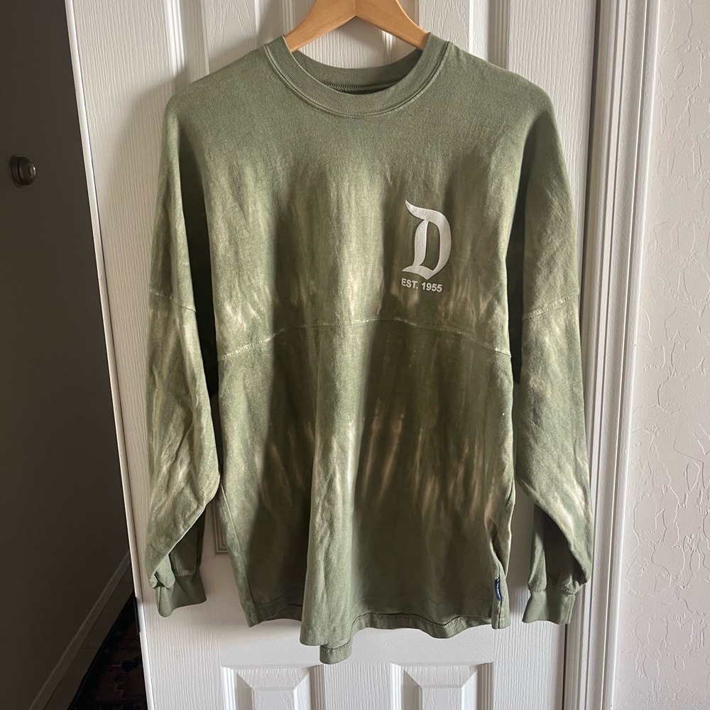 Green Long Sleeve Shirt Disneyland Resort
